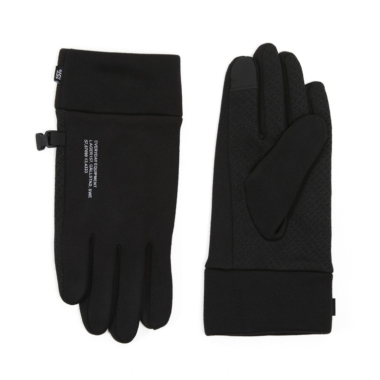 Soft shell gloves "Soft shell Finger" Black